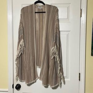 Knox Rose Cream/Tan/Light Grey Cardigan - M/L